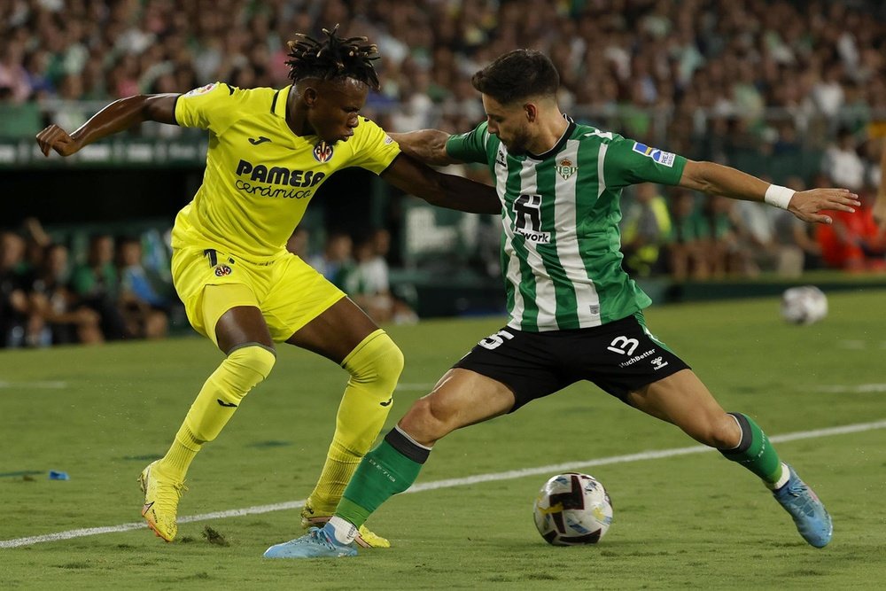 Alex Moreno feels very comfortable at Betis. EFE