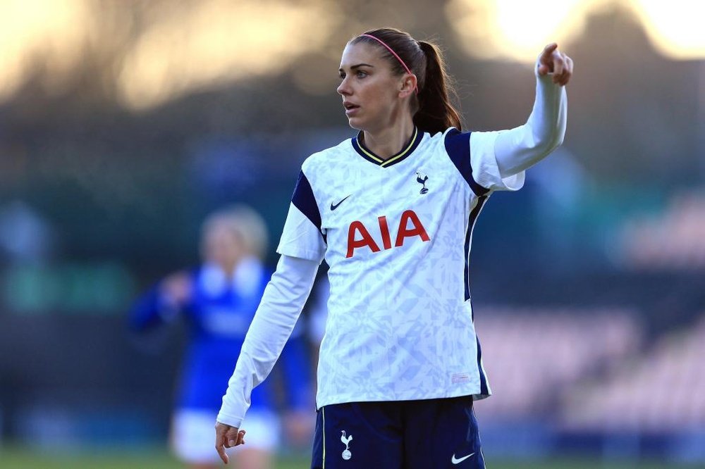 Pelo Tottenham, Morgan disputou cinco partidas e marcou dois gols. SpursWomen