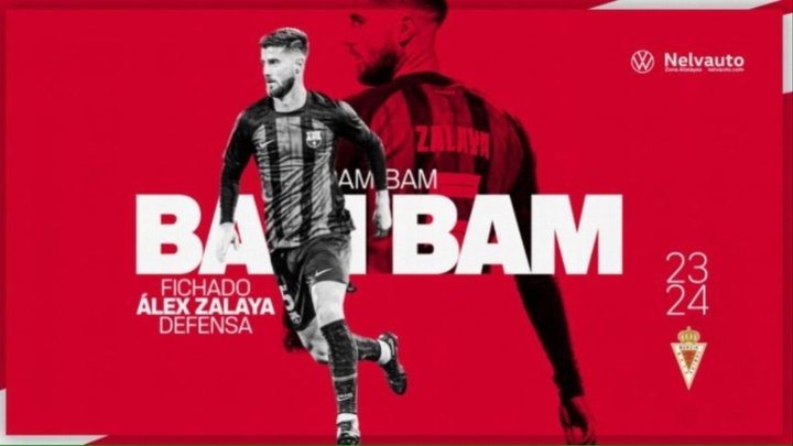 El Barça Atlètic 'refuerza' la defensa del Murcia: Zalaya, fichado