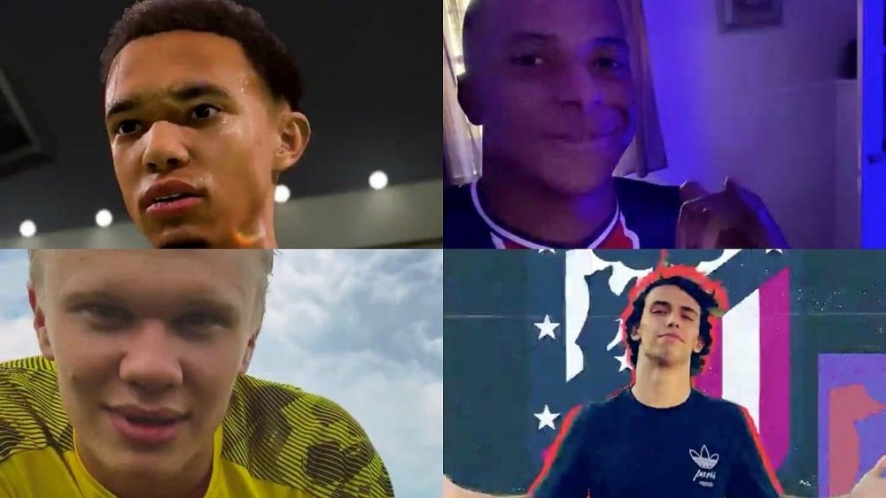 Kylian Mbappé, bien accompagné dans le nouveau trailer de FIFA 21. afp