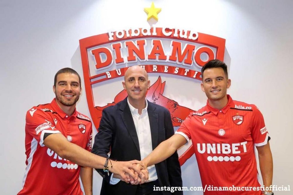 Dos españoles dejan el Dinamo de Bucarest. Instagram/Dinamobucurestiofficial