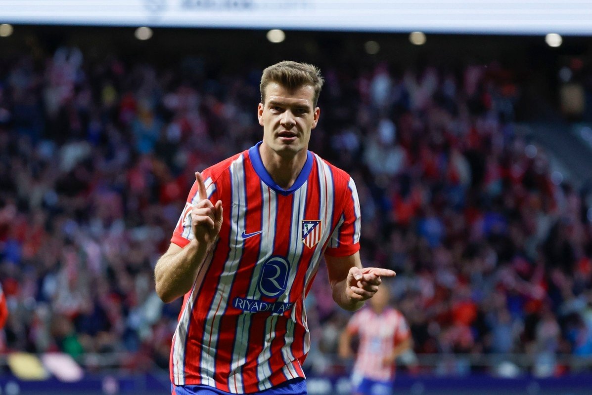 Sorloth fue el gran protagonista de la noche. EFE
