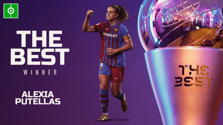 Alexia Putellas has won the 2021 women's The Best. BeSoccer