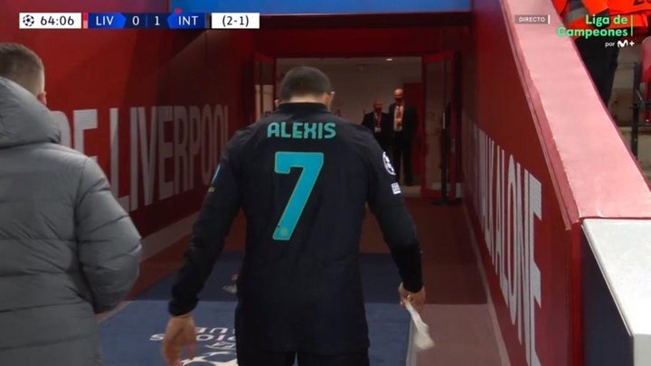 Quando tudo parecia favorável para a Inter, Alexis é expulso