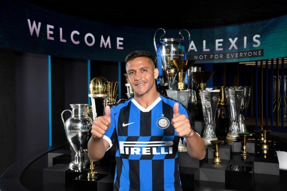 Alexis Sánchez est de retour trois mois après. Twitter/Inter