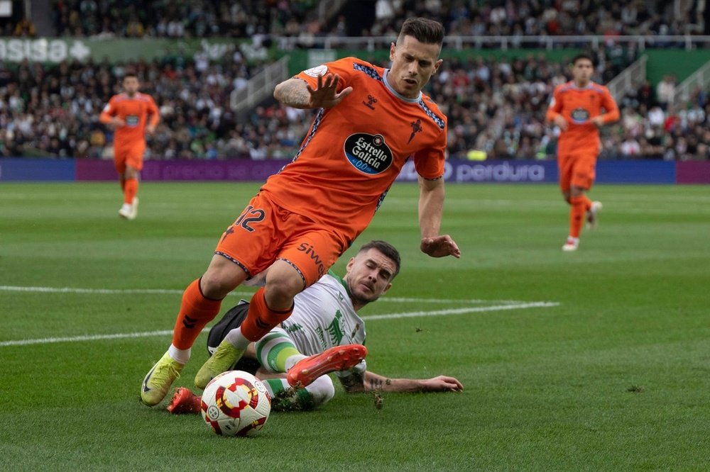 Alfon González is a doubt against Real Madrid. EFE