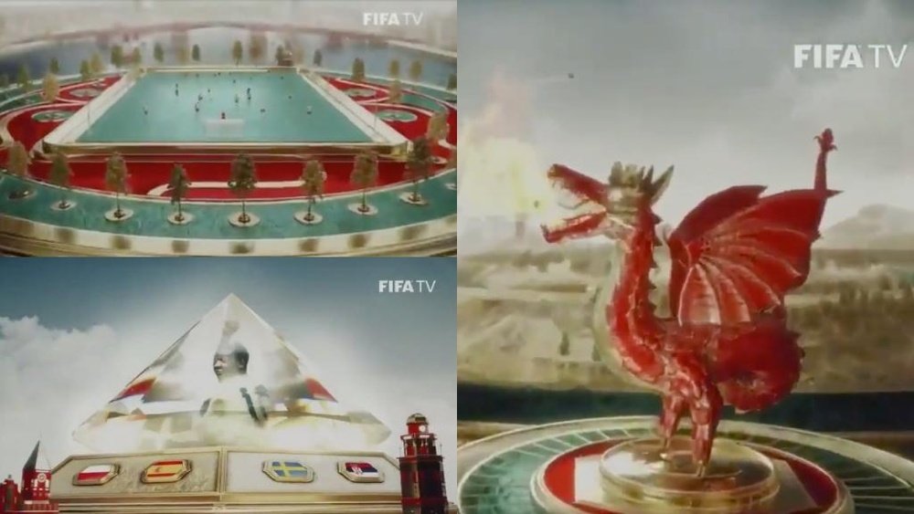 Espectacular vídeo del Mundial. Capturas/FIFATV
