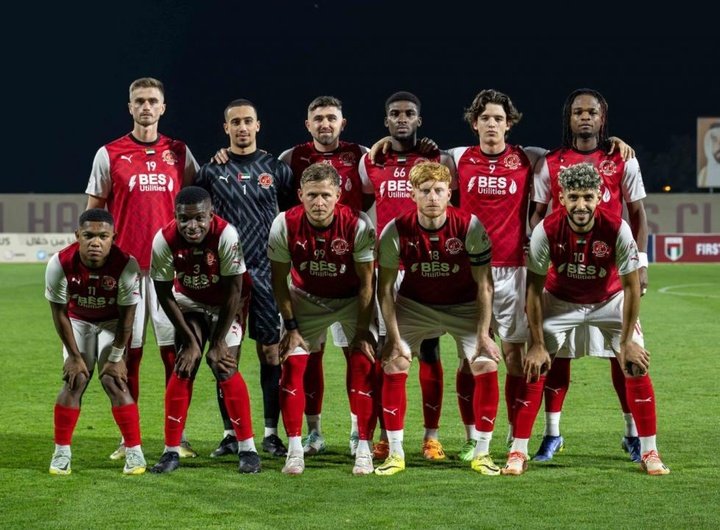 El equipo de Cuarta División Inglesa que tiene un club satélite en UAE. Twitter/FleetwoodUnited