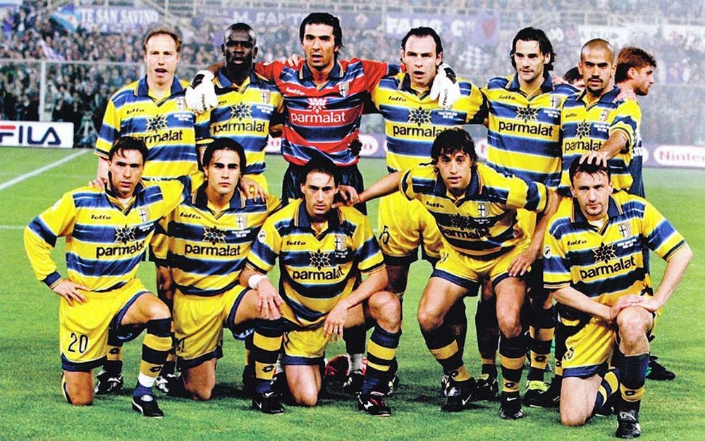 El Parma conformó un equipo para la historia. Parma