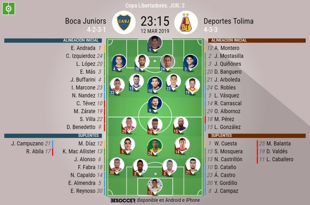 Sigue el directo del Boca Juniors-Deportes Tolima. EFE/Archivo