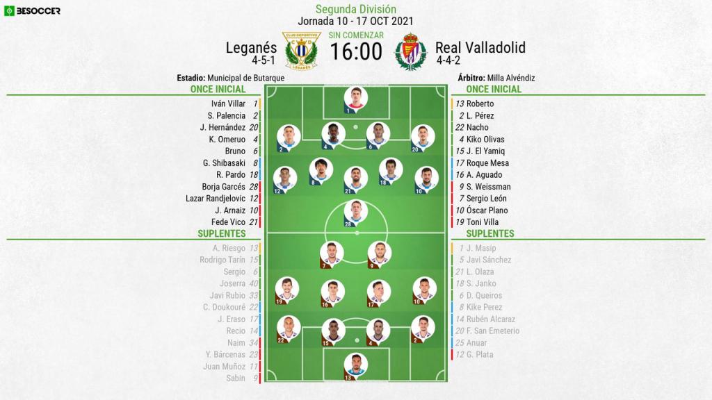 Así seguimos el directo del Leganés - Real Valladolid