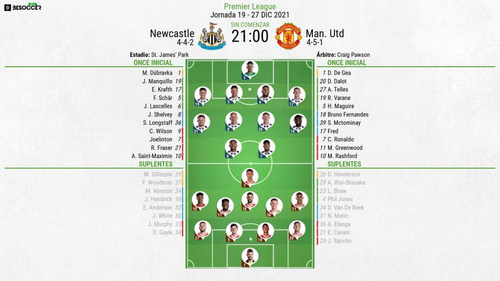 Así seguimos el directo del Newcastle - Man. Utd