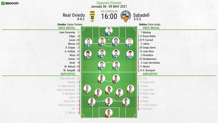 Así seguimos el directo del Real Oviedo - Sabadell