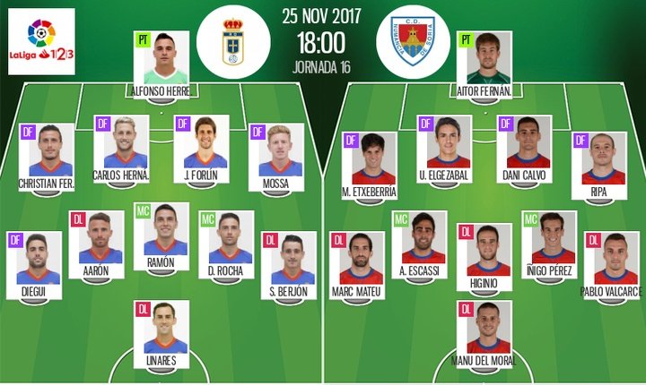Linares y Manu del Moral, los hombres gol del Real Oviedo-Numancia