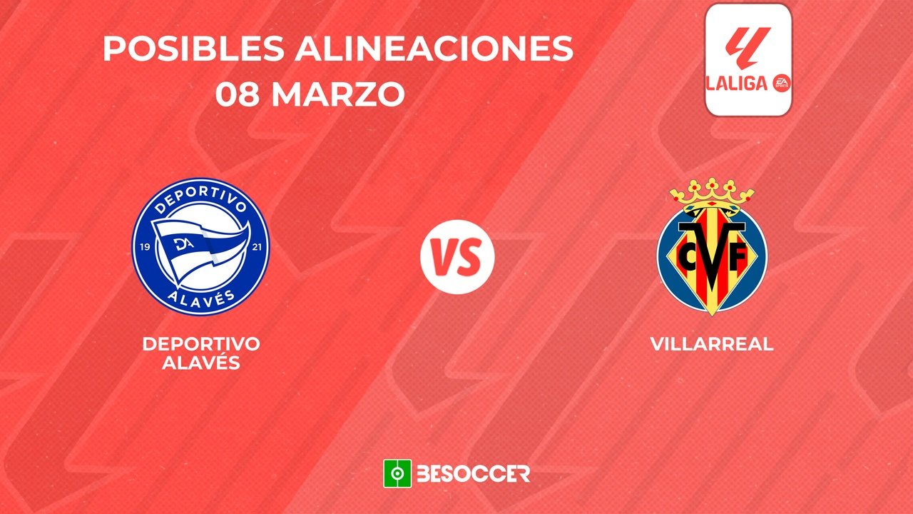 Posibles alineaciones del Deportivo Alavés vs Villarreal. BeSoccer