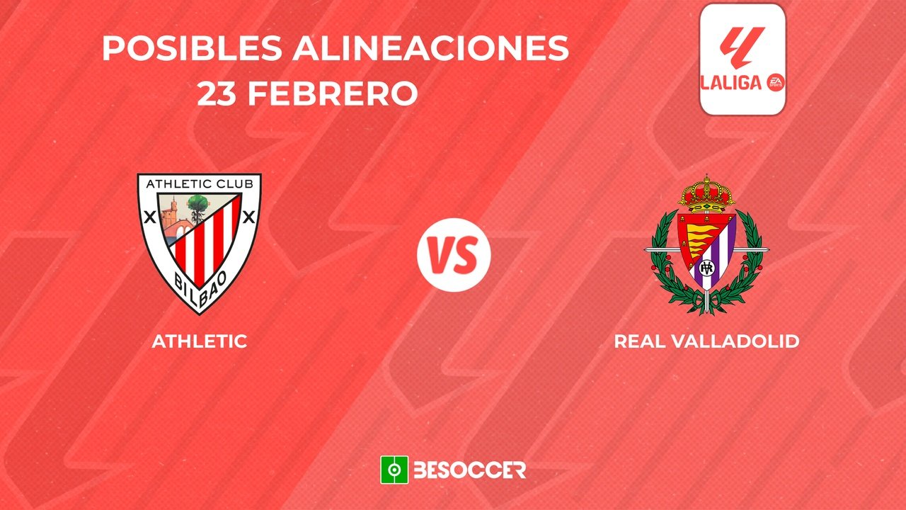 Posibles alineaciones del Athletic vs Real Valladolid. BeSoccer