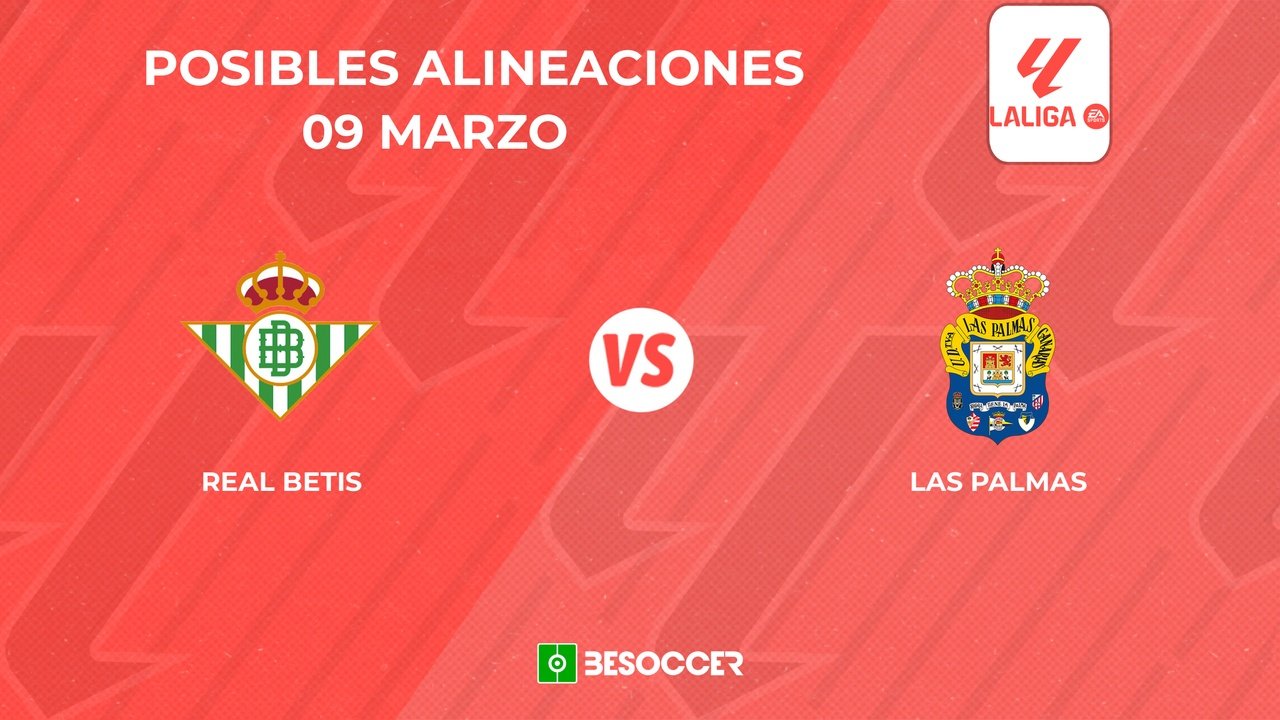 Posibles alineaciones del Betis-Las Palmas. BeSoccer