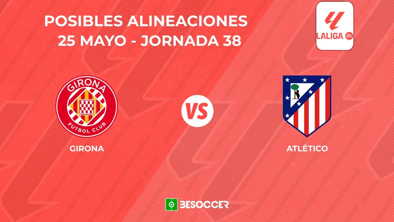 Posibles onces del Girona vs. Atlético de Madrid. BeSoccer