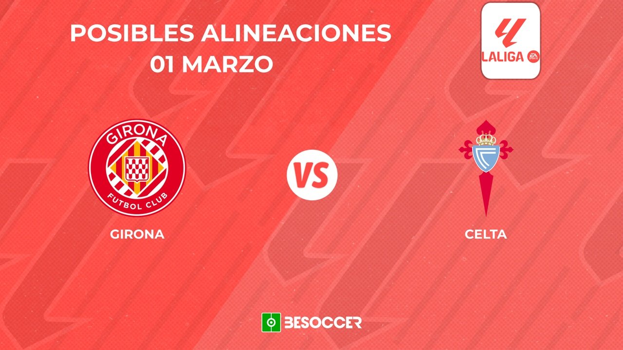 Posibles alineaciones del Girona vs Celta. BeSoccer