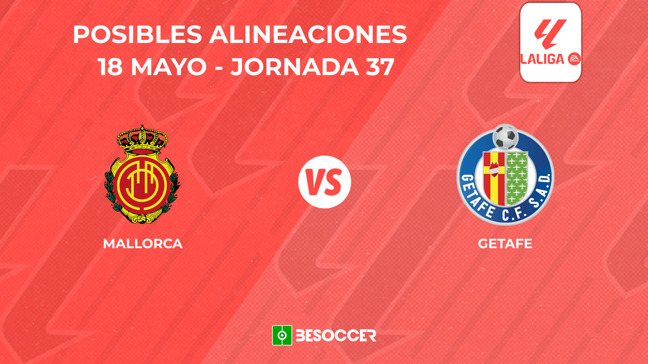 Posibles onces del Mallorca vs. Getafe
