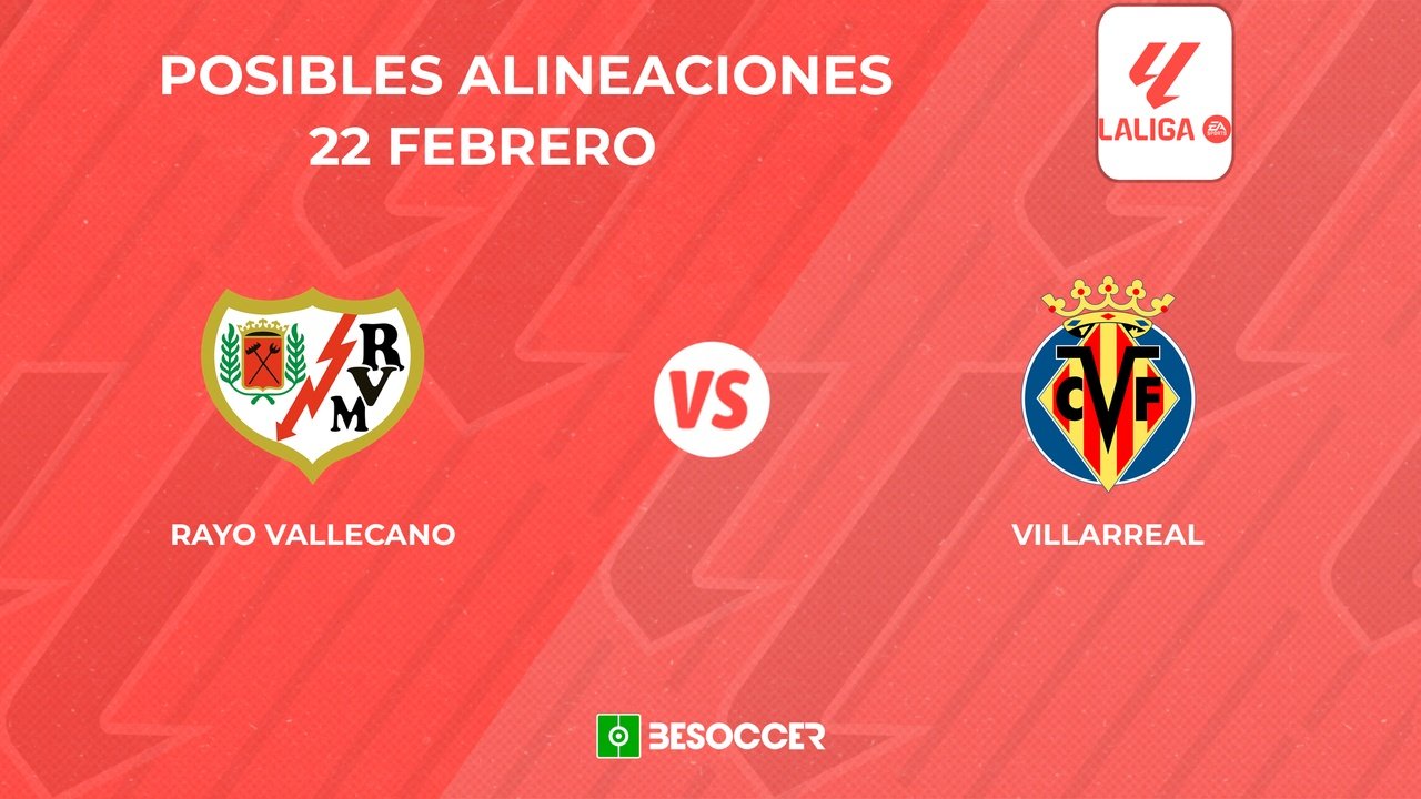 Posibles alineaciones del Rayo Vallecano vs Villarreal. BeSoccer