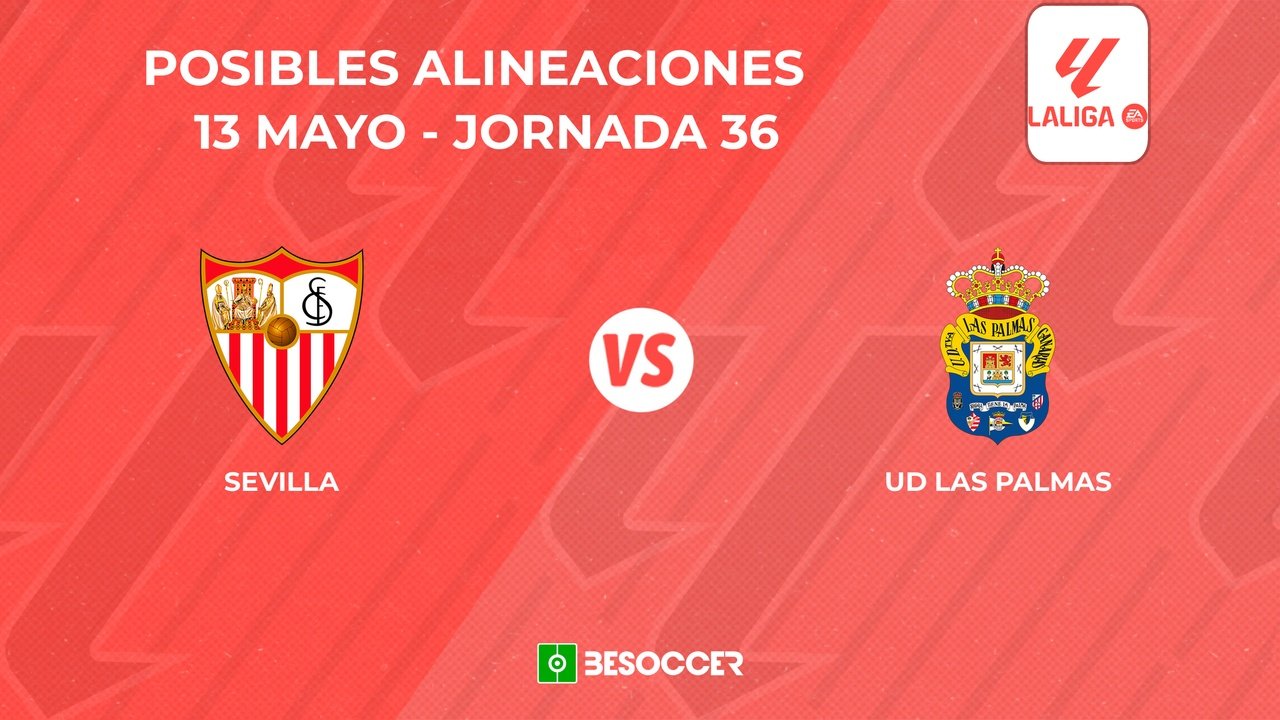 Posibles once del Sevilla vs. Las Palmas. BeSoccer