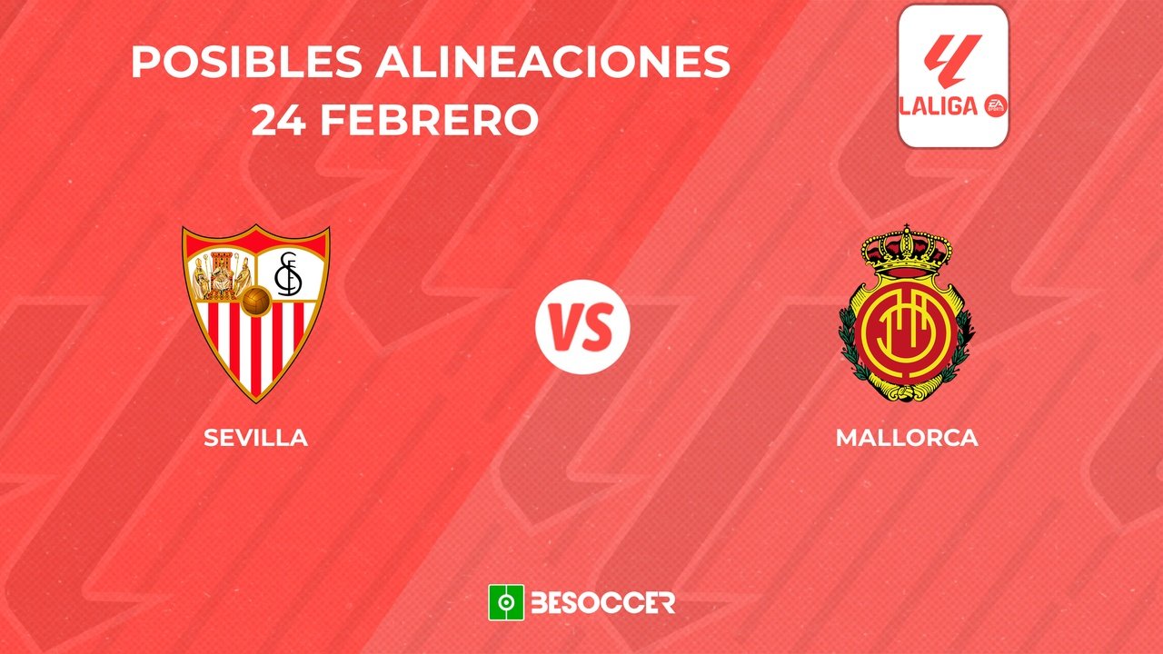 Posibles alineaciones del Sevilla vs Mallorca. BeSoccer