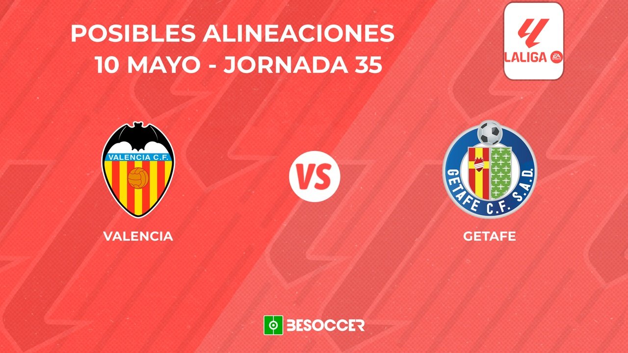 Posibles onces del Valencia-Getafe. BeSoccer