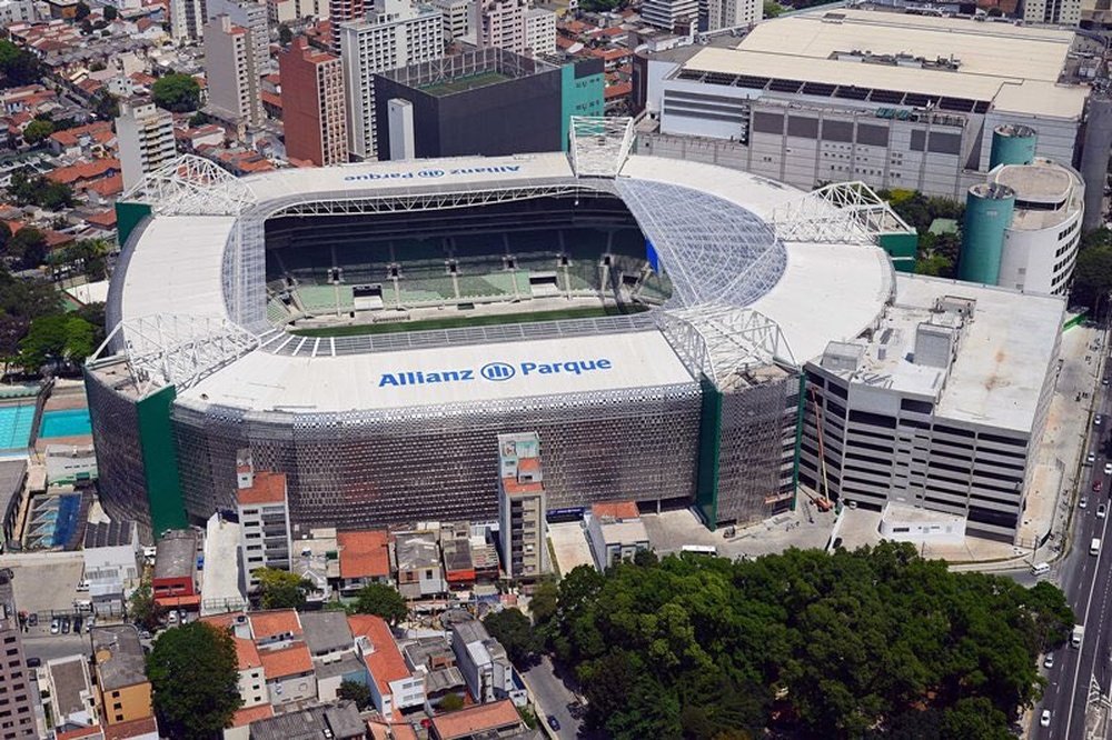 Escalações oficiais de Palmeiras e Guaraní- PAR pela Libertadores 2020. Twitter @MarceCulotta