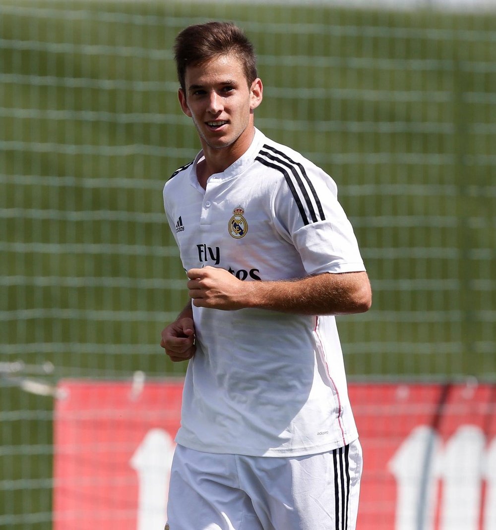 Álvaro Medrán, pendant un match avec le Real Madrid Castilla. ÁlvaroMedrán