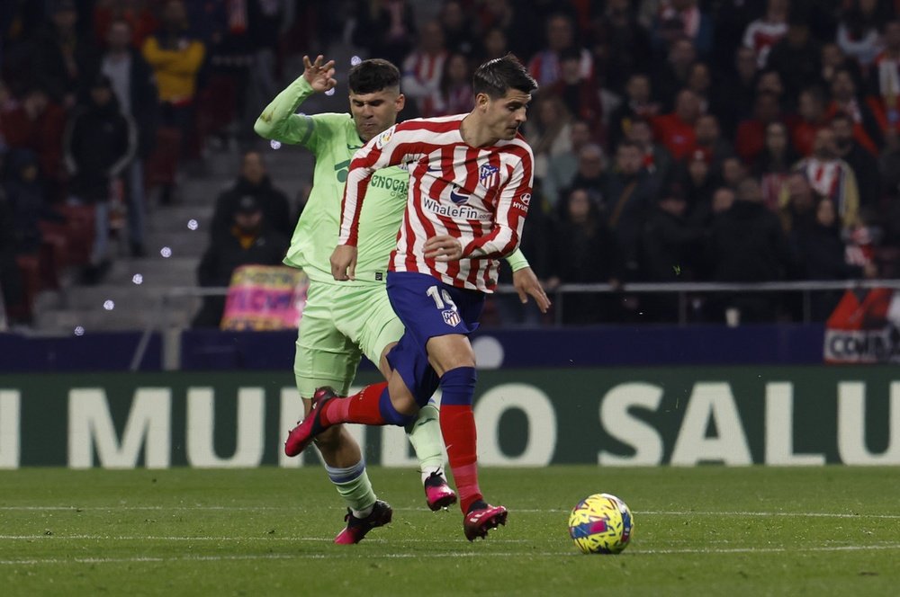 El Atlético de Madrid empató con el Getafe. EFE