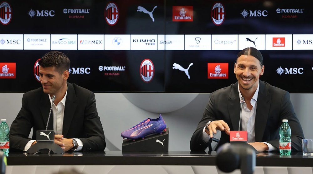 Morata is happy to join Milan. Screenshot/ACMilan