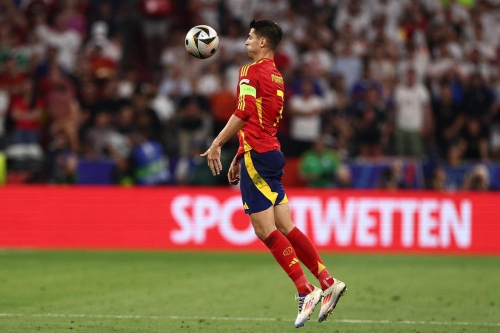 Morata habló sobre sus episodios depresivos. EFE/EPA/ANNASZILAGYI