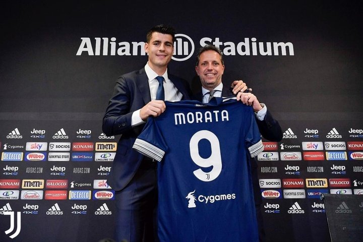 Morata ya entró en su primera convocatoria con la Juve
