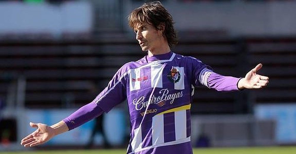 Álvaro Rubio, en un partido con el Valladolid. Archivo/Twitter