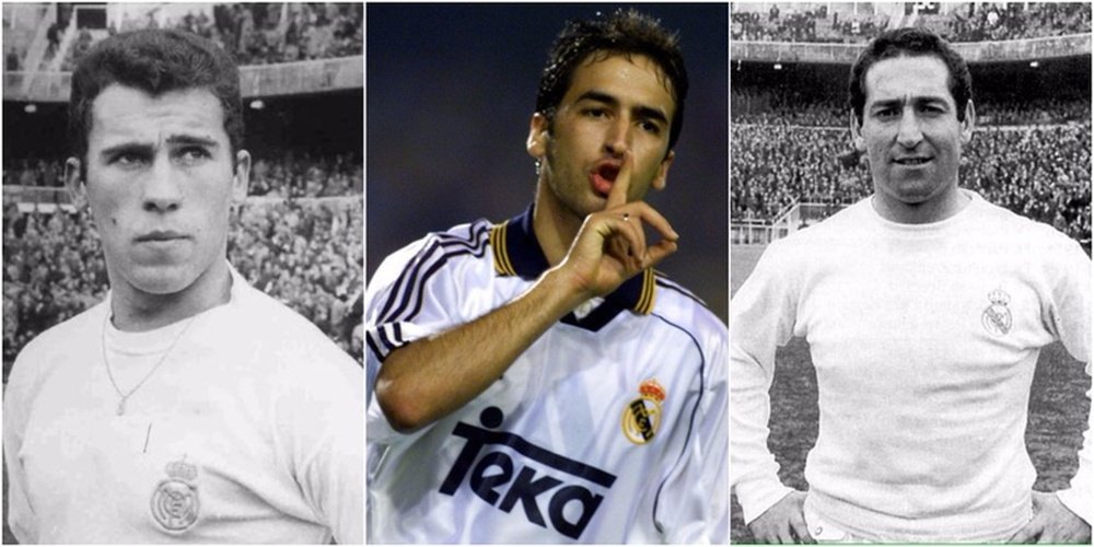 Amancio, Raul and Gento. BeSoccer