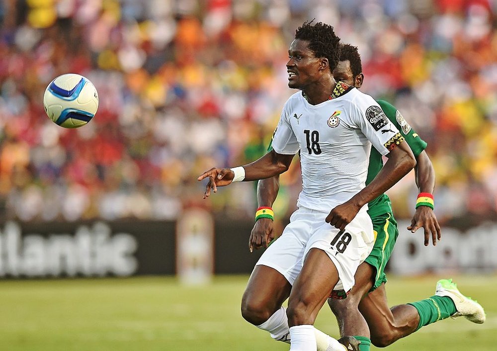 Amartey disputa un partido con la Selección de Ghana. Twitter