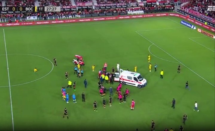 El Estudiantes-Boca se suspendió por un ataque epiléptico en el minuto 27