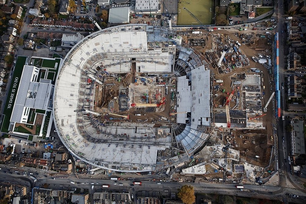 Spurs are hoping to have the stadium ready for the 2018-19 season. TottenhamHotspurFC