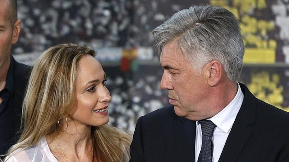 La mujer de Ancelotti explotó contra el arbitraje del Madrid-Bayern. EFE