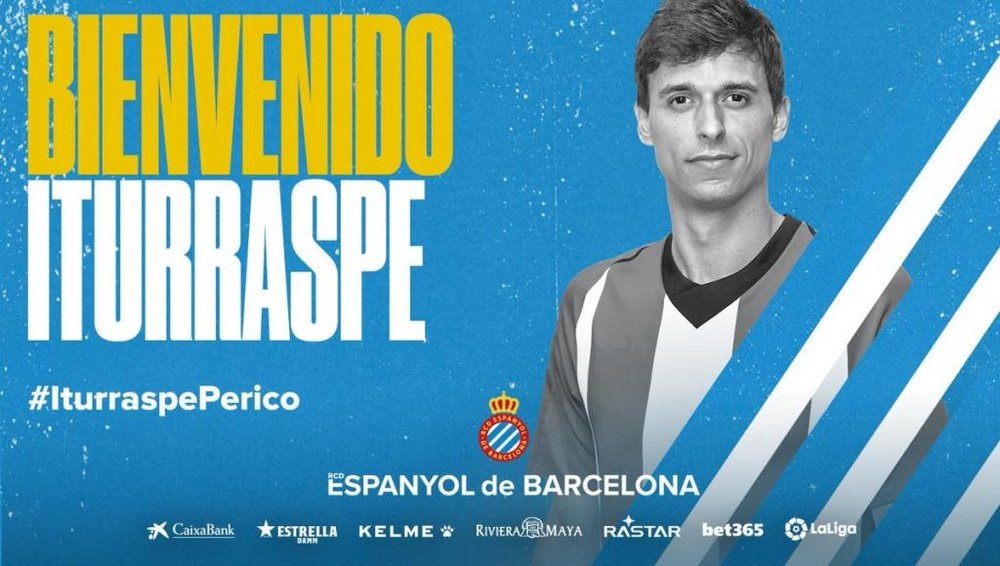Iturraspe s'engage en faveur de l'Espanyol. RCDEspanyol