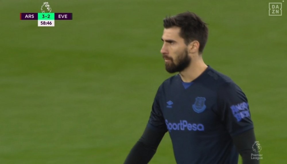 André Gomes fait son retour sur les terrains. Captura/DAZN