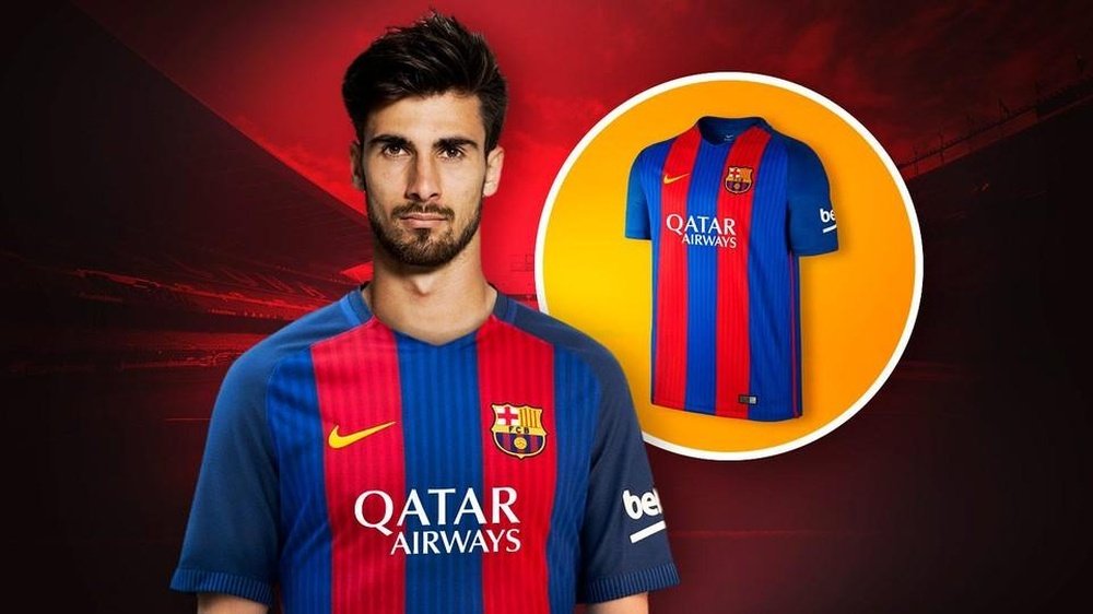 Andre Gomes has been officially presented as a Barcelona player. FCBarcelona