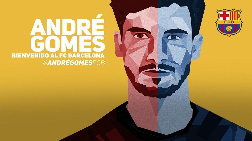 Andre Gomez has been officially announced as a Barcelona player. FCBarcelona