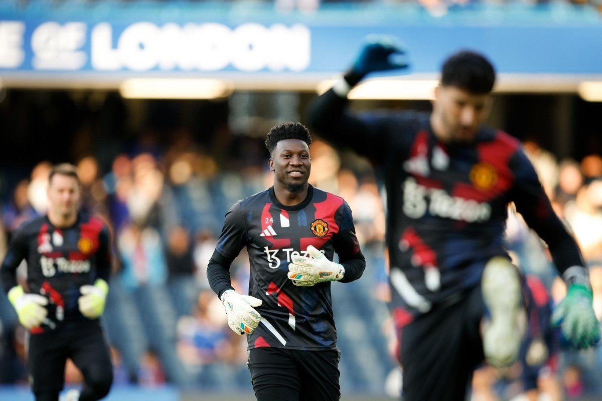 André Onana a rejoint Manchester United en provenance de l'Inter Milan à l'été 2023. EFE