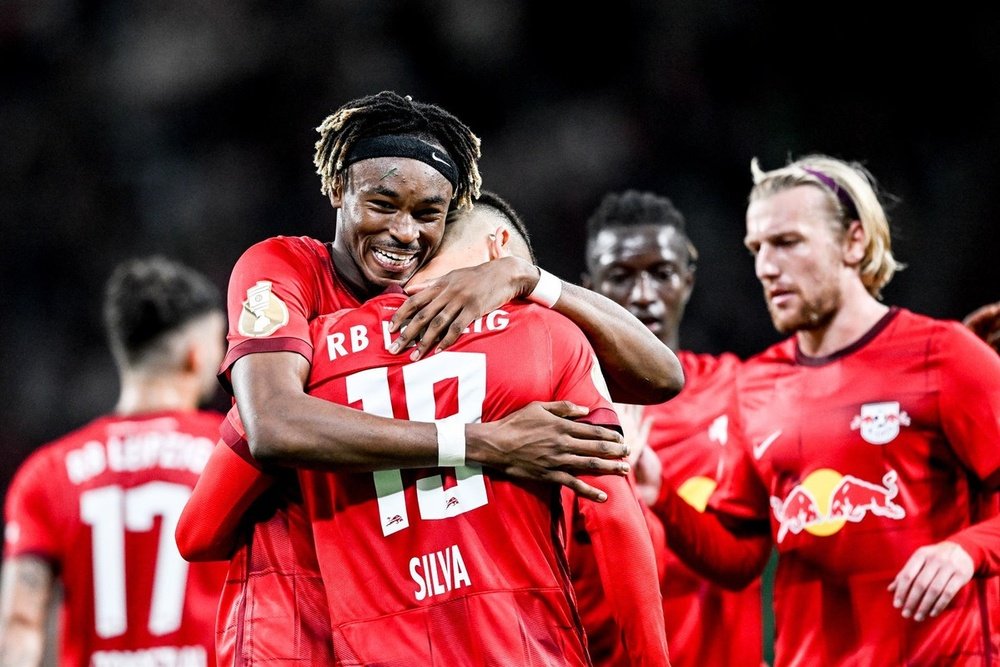 Leipzig move ninth in the Bundesliga standings. AFP