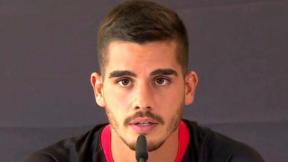 Silva a signé à Francfort. Capture/Eintracht