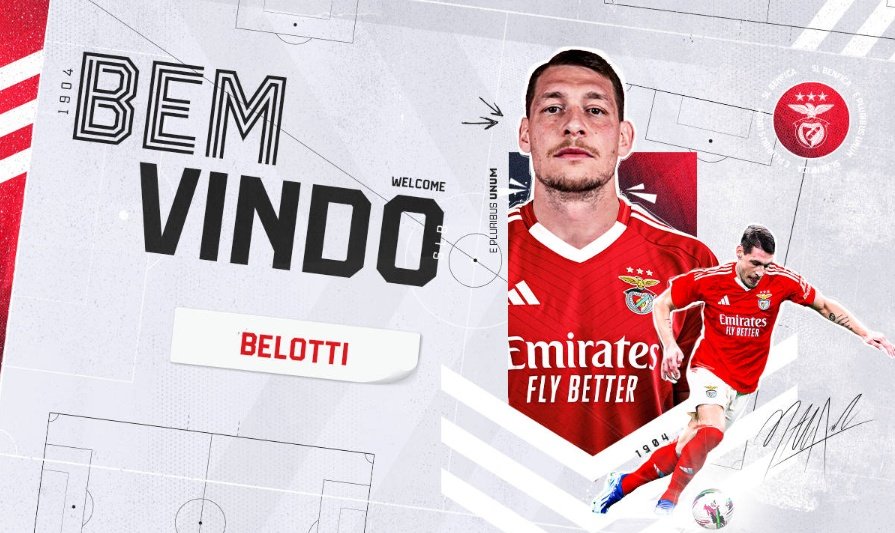 Belotti, cedido al Benfica. SLBenfica