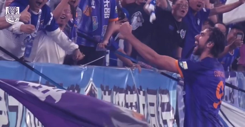 De la Liga de San Marino a ser la sensación goleadora en China en 4 años. Captura/FCTianjinTeda