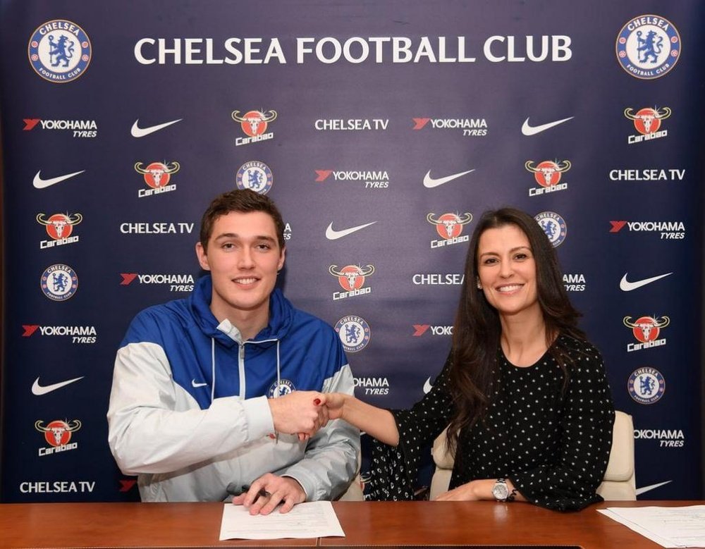 Christensen's father reportedly received a payment when he signed for Chelsea. TWITTER/CHELSEAFC